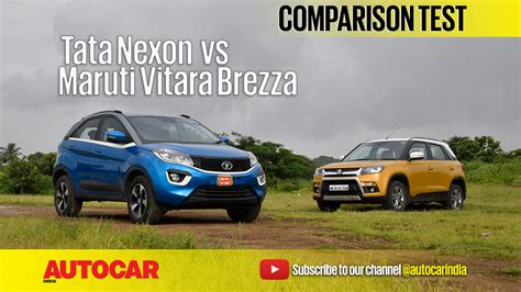 2017 Tata Nexon Vs Maruti Vitara Brezza Comparison Video Review