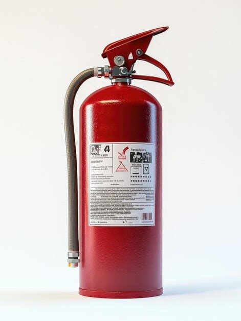 Fire Extinguisher With Hose Premium Ai Generated Image