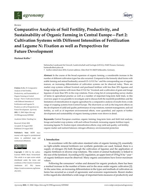 Pdf Comparative Analysis Of Soil Fertility Productivity And