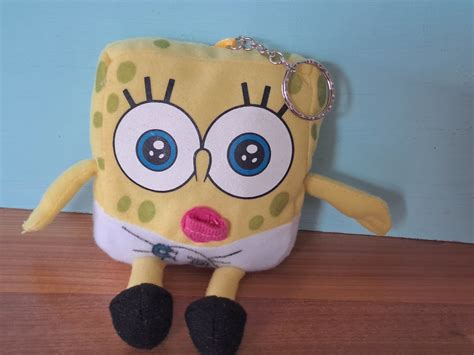 Baby Spongebob Squarepants Plush Vintage Figure Zipper Charm - Etsy