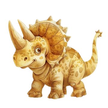 Dinossauro Fofo Dino Triceratops Png Dinossauro Livro De Colorir