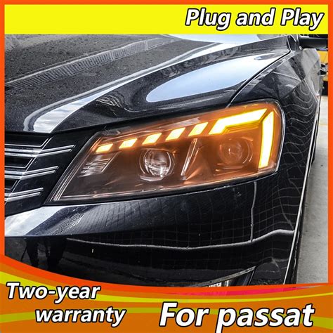 For Vw Passat B Headlights Led Headlight Drl Hid Head Lamp