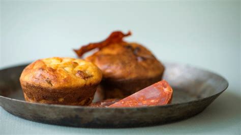 Muffin épicé au fromage de chèvre et au chorizo Recette Unilever