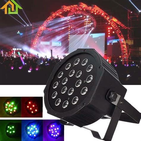 18W RGB LED Stage Light Par DMX 512 Lighting Laser Projector Party DJ