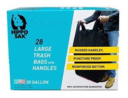 Hippo Sak Bolsa De Basura Grande De 30 Galones Con Asas 56 B Cuotas