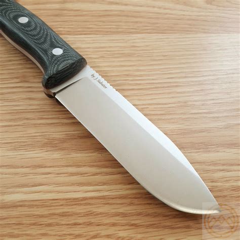 Joker Nomad Fixed Knife Bohler N Steel Full Blade Black Micarta