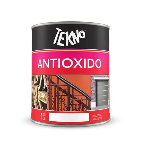 Antióxido Sintético Rojo x 1 Lt Pinturas TEKNO Pinturas Perfectas