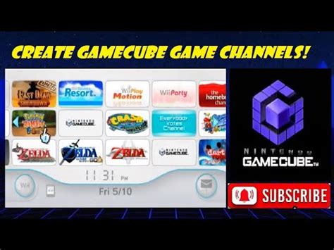 How To Create Gamecube Game Channels On The Nintendo Wii Youtube