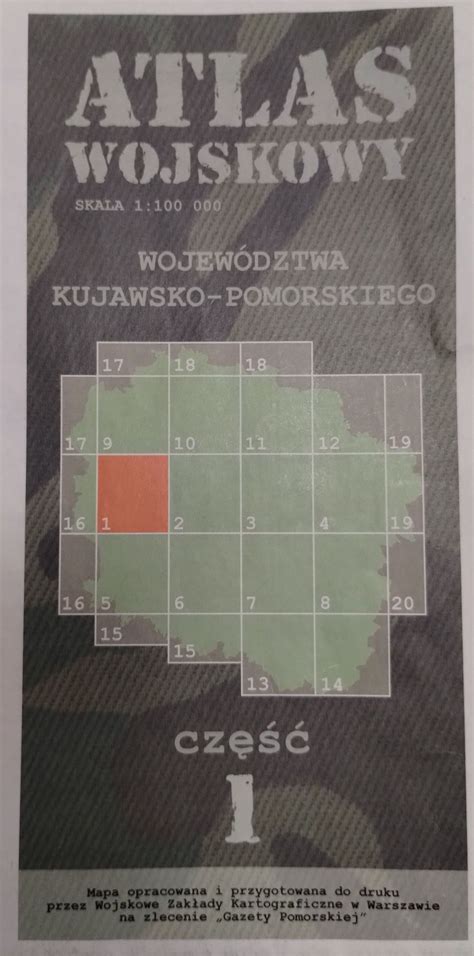 Atlas Wojskowy Kompletny Zestaw Map Woj Kujawsko Pomorskie