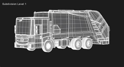 Econic Garbage Truck 3D Model 149 Max 3ds Fbx Free3D