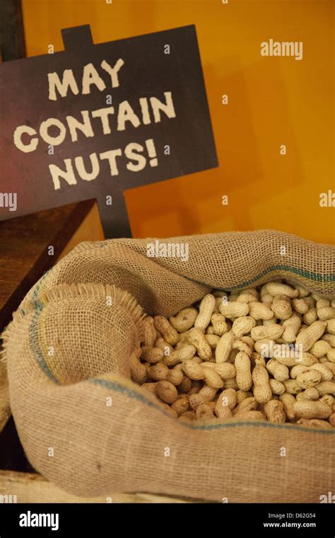 May Contain Peanuts Hi Res Stock Photography And Images Alamy