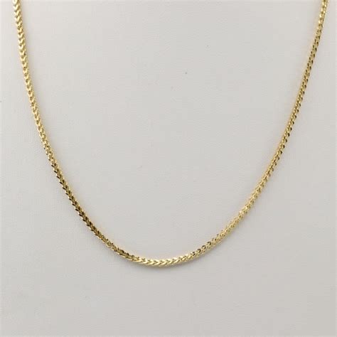 10kt Gold Foxtail Chain Necklace | Property Room