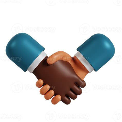 3d Hand Shake Gesture 11577544 Png