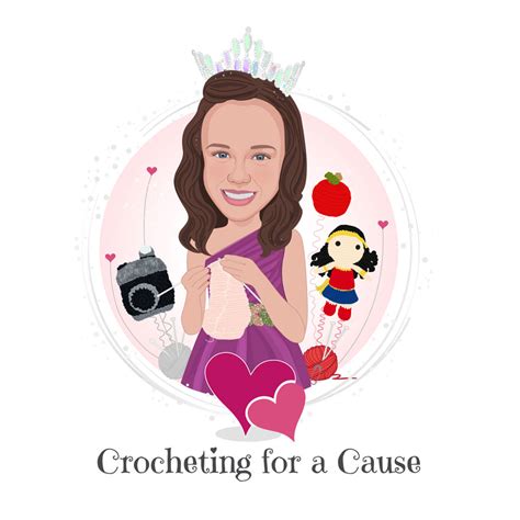 Crochet Logo Design - VsArtIllustrations - Digital Portraits