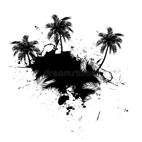 Palm Trees Stock Vector Illustration Of Tree Silhouette 5126856