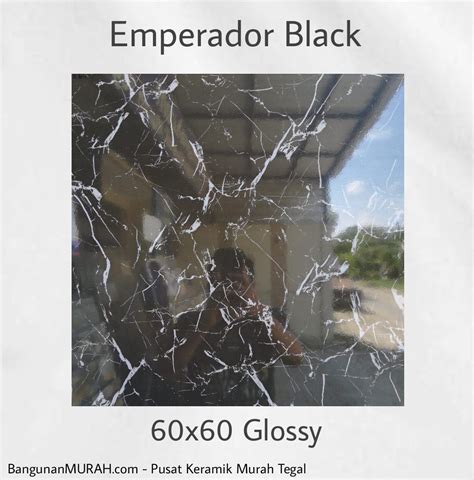 Concord Keramik Lantai 60x60 Emperador Black BangunanMurah