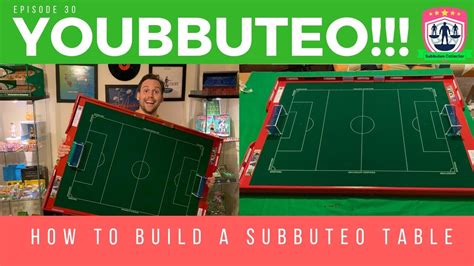 How To Build A Subbuteo Table Youtube