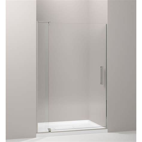 Kohler Pivot Shower Door With 5 16 Thick Crystal Clear Glass In