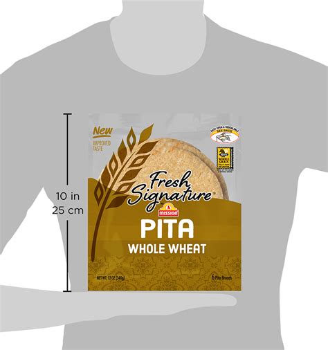 Fresh Signature Pita Whole Wheat Mission Foods