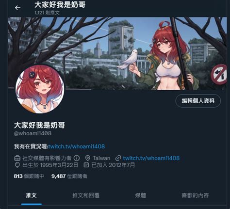 大家好我是奶哥 On Twitter 截到了9487👀