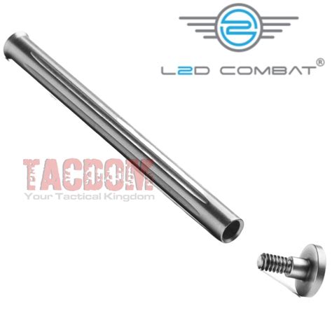 L2d Combat Fluted Guide Rod Assembly V2 For Glock 19 Gen 3 18lb Spring Stainless Steel Tacdom