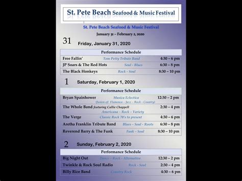 3rd Annual St. Pete Beach Seafood & Music Festival | St. Pete, FL Patch