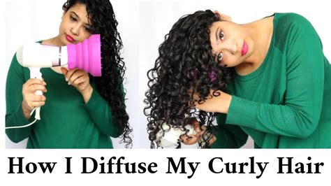 How To Diffuse Your Curls To Get Volume And Definition Youtube