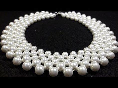 How To Make A Pearl Bracelet Youtube Pearl Necklace Designs Pearl