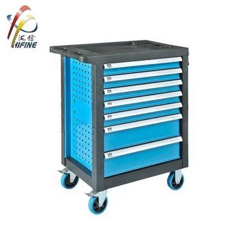 Red Mild Steel Tvs Automobile Tool Trolley For Industrial Model Name