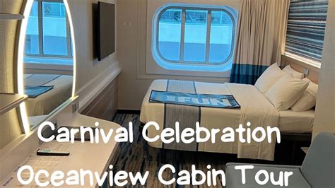 Carnival Celebration Oceanview Cabin Tour Standard Oceanview Youtube