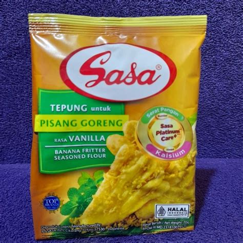 Jual Sasa Tepung Serbaguna Pisang Goreng Vanilla Gram Shopee Indonesia