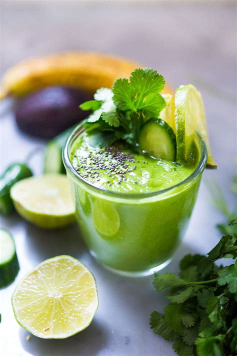 Mexican Green Smoothie Recipe Healthy Smoothies Nutritional