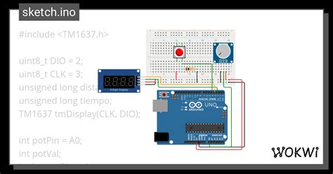 Poten Con Boton Wokwi ESP32 STM32 Arduino Simulator