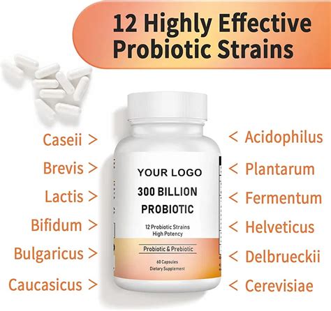 300 Billion Cfu Probiotics Probiotics Capsules With Prebiotic Blend For Women And Men 12