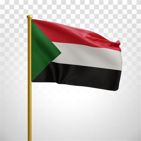 Premium Psd National Flag Of Sudan