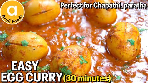 Simple Egg Curry For Paratha Chapathi Egg Masala Curry How To Make Egg Curry Egg Curry