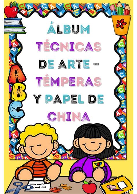 Álbum técnicas de arte temperas y papel de china by Fatima Lourdes De