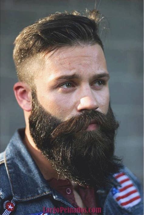 40 Tendencias Peinados Para Hombres Con Barbas Largo Peinados