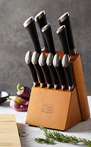 Chicago Cutlery Fusion 12 Piece Forged Premium Knife Block Set With