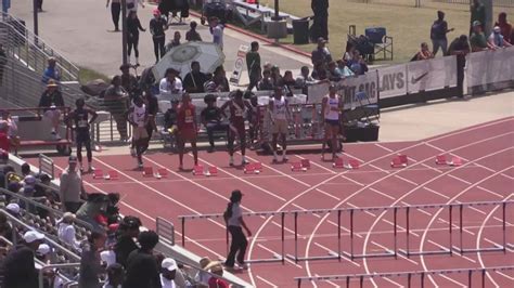 Mt SAC Relays Videos Men S 110m Hurdles Elite Invitational Section