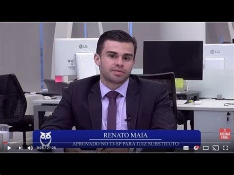 Entrevista Renato Maia Aprovado No Concurso TJSP Para O Cargo De