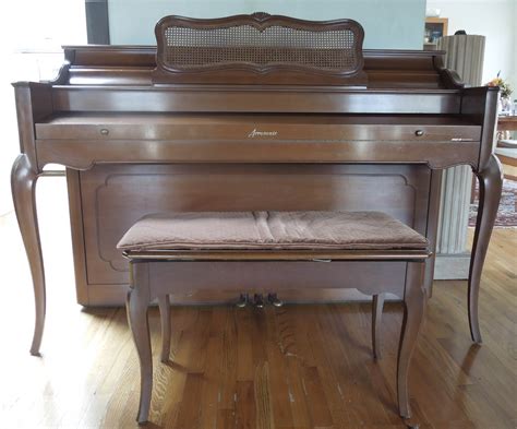 Baldwin Acrosonic Upright Piano Circa 1962 With Bench