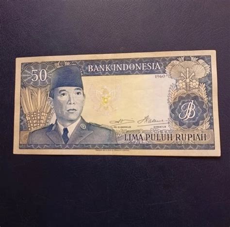 Jual Uang Kuno Rupiah Soekarno Thomas De La Rue Langka Di Lapak