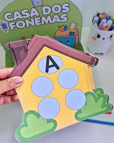 Quantos Fonemas Tem A Palavra Casa - Casa dos Fonemas – Atividades Infantis – Loja de Recursos Pedagógicos