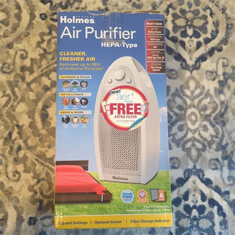 Holmes Hap9412w U Hepa Type Air Purifier Mini Tower White For Sale