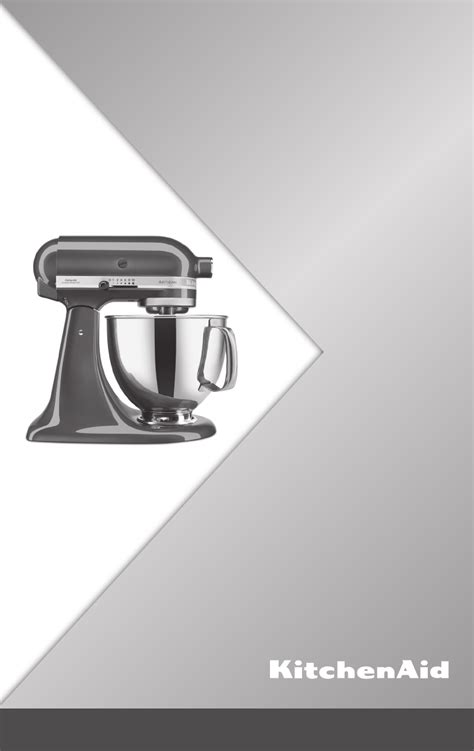 Kitchenaid Ksm Ps Artisan Mixer Manual Sider