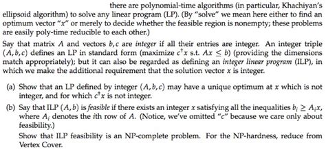 Solved There are polynomial-time algorithms (in particular, | Chegg.com