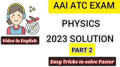 Aai Atc Exam Physics Feb Shift Questions And Solutions Atc