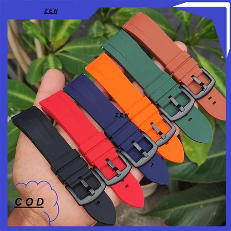 Jual STRAP TALI JAM TANGAN SOFT SILICONE KARET JAM TANGAN STRAP RUBBER