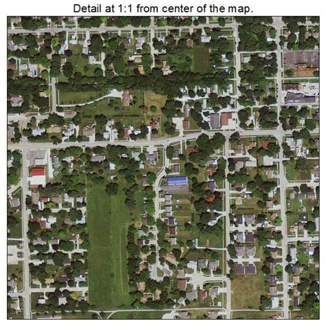 Aerial Photography Map of Adel, IA Iowa